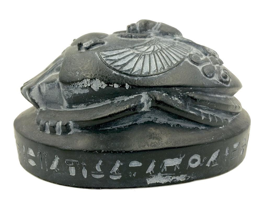 Egyptian Scarab Beetle Rising Sun Home School Hieroglyphs Paperweight 1.2 lbs - Museumize.com