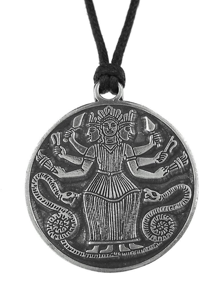 Hecate Greek Goddess Triple Goddess Unisex Pendant Charm Necklace - Museumize.com