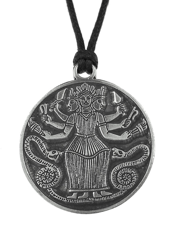 Hecate Greek Goddess Triple Goddess Unisex Pendant Charm Necklace