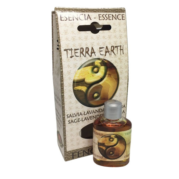 Feng Shui Earth Tierra Verbena Sage Lavender Flowers Essential Fragrance Oils by Flaires 15ml