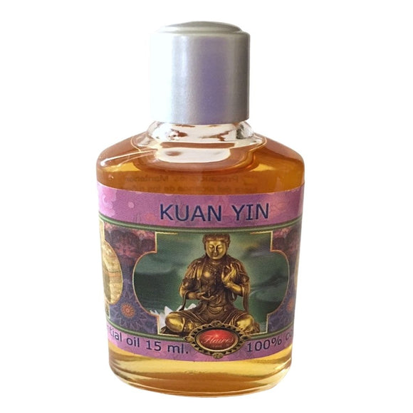 Kuan Yin Asian Buddhist Cedar Honey Patchouli Essential Fragrance Oils by Flaires