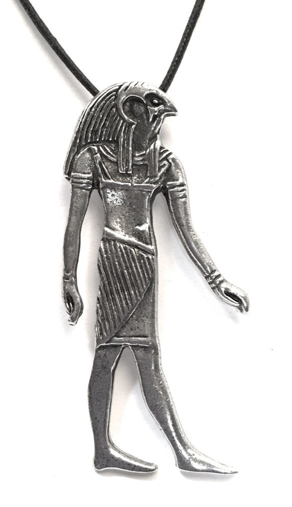 Museumize:Horus Egyptian Costume Pewter Pendant Charm Necklace