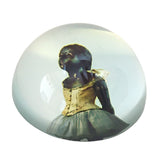Degas Little Dancer of Fourteen Years Glass Dome Desk Museum Paperweight 3W