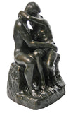 Museumize:The Kiss by Rodin Statue Bronze Finish, Parastone Collection, Assorted Sizes,Small 6H