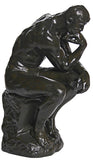Thinker Statue Man Thinking on Rock by Rodin 14H