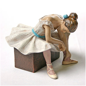 Ballerina Waiting in Tutu for Audition L'attente Statue by Degas 4H