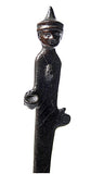 Etruscan Man with Hat Thin Statue, Etruscan Art Collection 13.5H