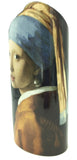 Vermeer Girl with Pearl Earring Ceramic Flower Vase 9H