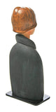 Modigliani Blue Eyed Woman Portrait Statue Series of Women Long Neck 5.75H