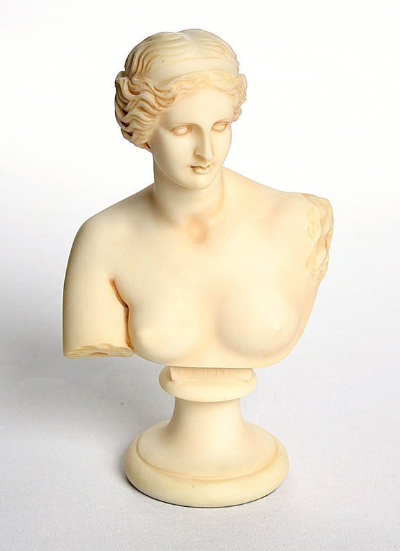 Ancient Greek Goddess Love Venus de Milo Aphrodite of Melos Bust 9H