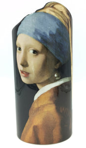 Vermeer Girl with Pearl Earring Ceramic Flower Vase 9H