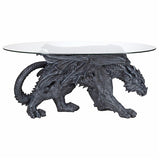 Warwickshire Fierce Winged Dragon Coffee Table 18H x 39W