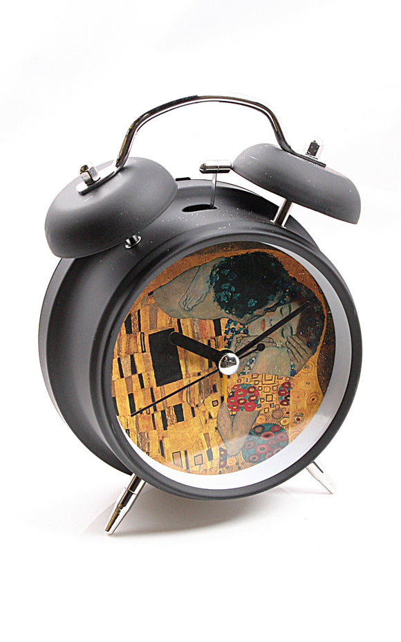 Klimt The Kiss Museum Bell Alarm Clock 6.5H