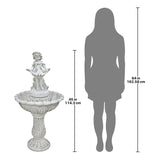 Abigails Little Miss Girl Victorian Bountiful Apron Fountain 45H