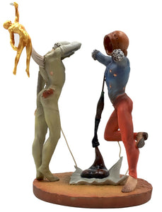 Poetry of America Cosmic Athletes Statue by Dali 6.5H