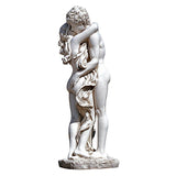 Man and Woman Lovers in Each Others Arms La Passion Garden Statue Large 48H