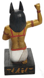Anubis Ancient Egyptian God of Dead Saluting the Rising Sun Statue 8H