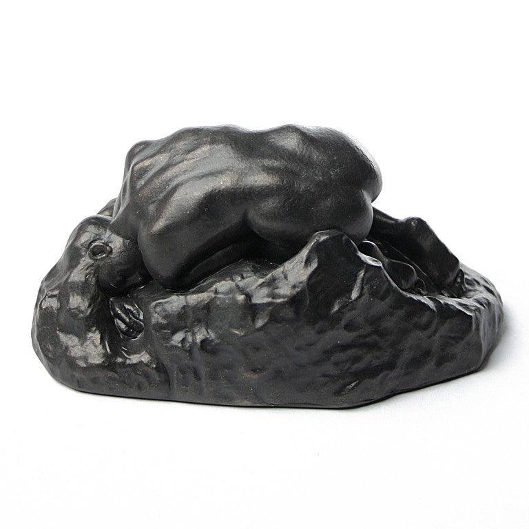 La Danaide Nude Curled on a Rock Statue by Rodin Bronze Finish 5.5L - Museumize.com
