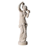 Bather Female Goddess Hemera Lifting Hair Large Garden Statue 62H