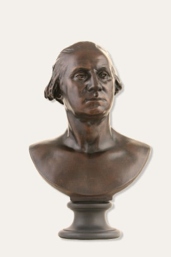 George Washington American President Portrait Bust by Houdon Bronze Finish 24H