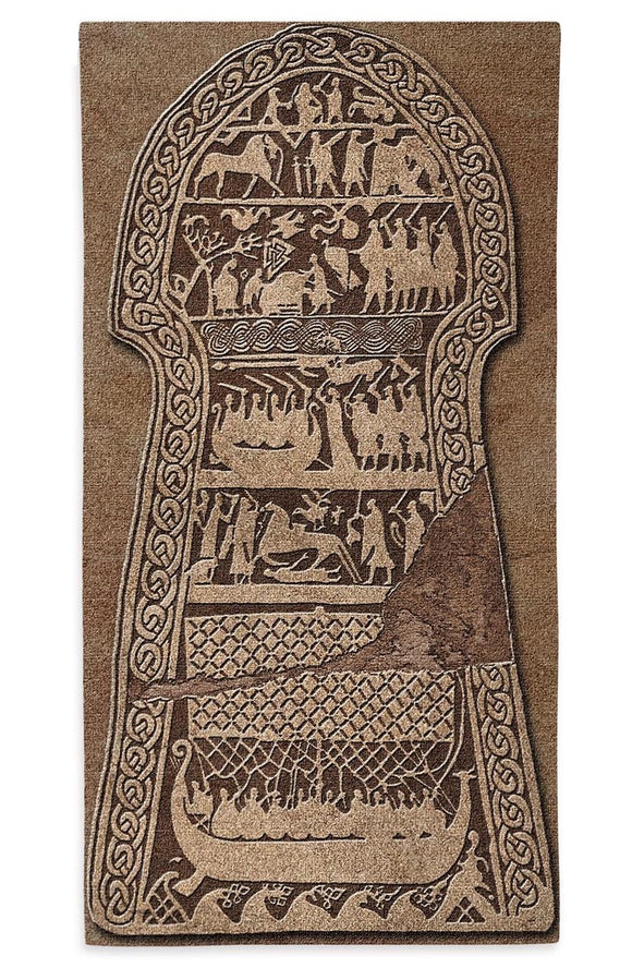 Stora Hammar Viking Runestone Medieval Woven Tapestry 50L