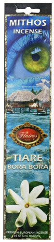 Museumize:Tiare Tahitian Bora Bora Flowers Mythos Incense Tiare Ylang  Jasmine - F-052 - 3 PACK