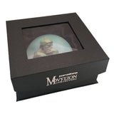 Rodin The Thinker Glass Dome Desk Museum Paperweight 3W