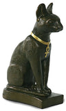 Museumize:Bastet Egyptian Cat Statue 7H, Assorted Colors,Dark Bronze