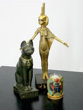 Museumize:Bastet Egyptian Cat Statue 7H, Assorted Colors