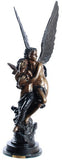 Museumize:Cupid and Psyche Statue, Lost Wax Bronze 32H - 7929