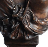 Museumize:Maiden Bust Statue, Lost Wax Bronze - 7894