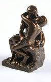 Museumize:The Kiss by Rodin Statue Bronze Finish, Parastone Collection, Assorted Sizes,Mini 3.75H