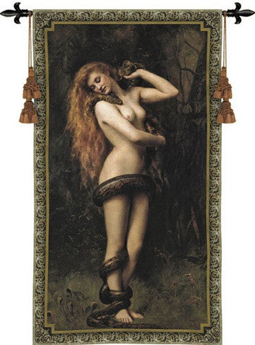 Museumize:Lilith Nude Wrapped in Snake Tapestry - 6791