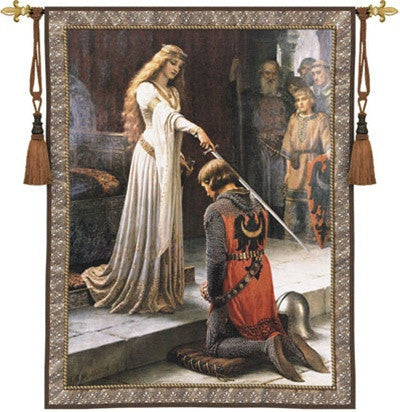 Medieval discount knight tapestry